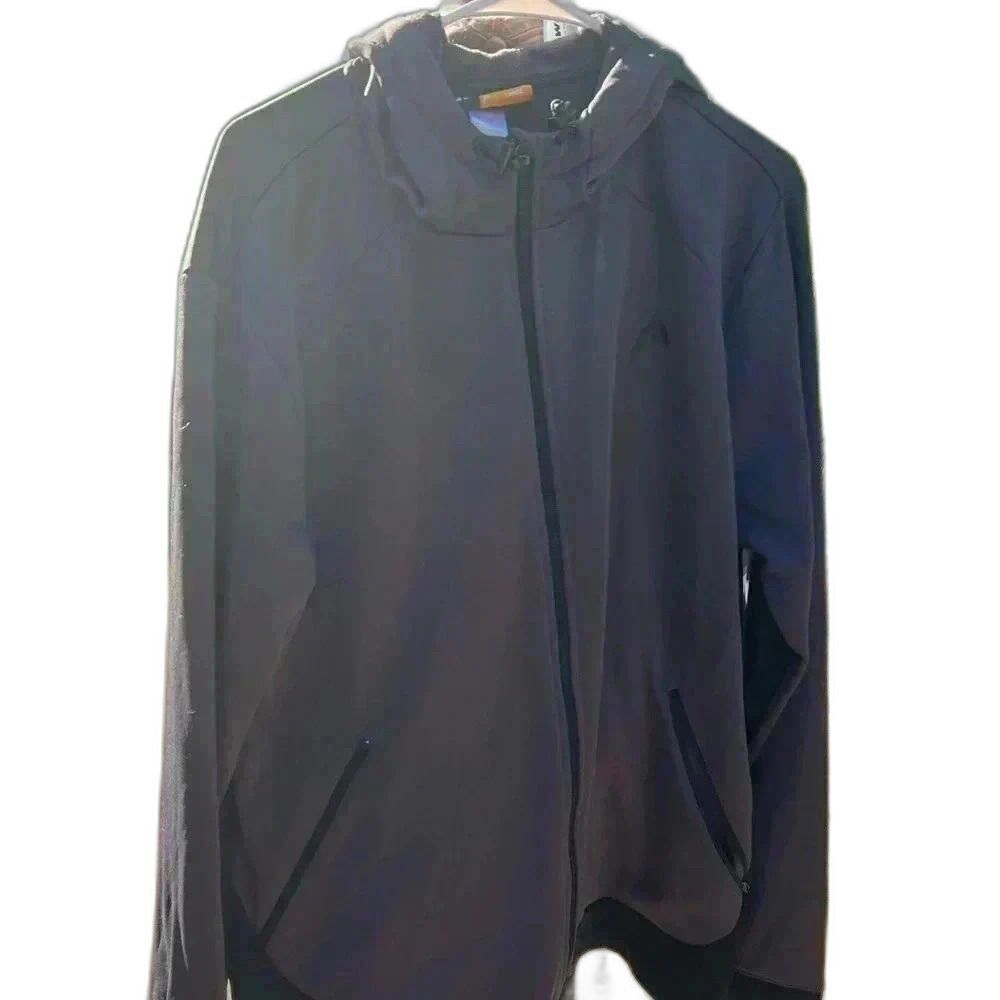 HEAD Men's Full Zip Hooded Athletic Golf Tennis Lightweight Jacket - Picture 4 of 4